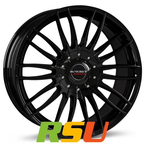 Borbet cw3 black glossy - black,