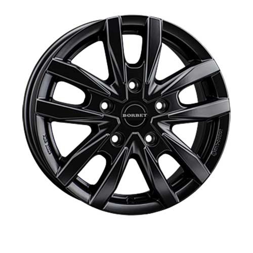 Borbet 0x16 et68 black - borbet,