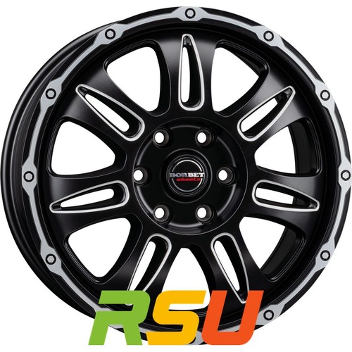 Borbet cw8 black rim window - cw8,